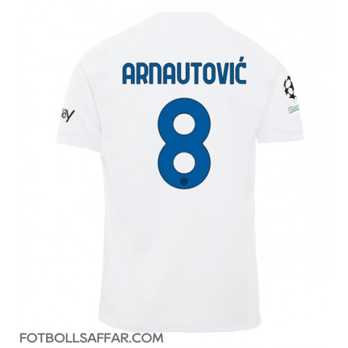 Inter Milan Marko Arnautovic #8 Bortatröja 2023-24 Kortärmad